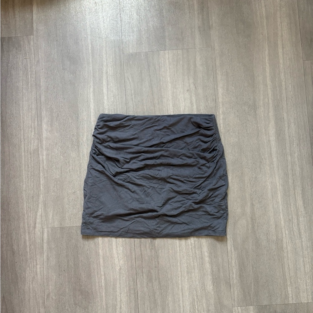Garage Ruched Mini Skirt